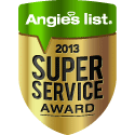 Angies List 2013 Super Service Award